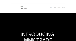 Desktop Screenshot of mmktrade.com