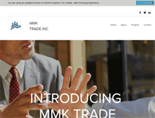 Tablet Screenshot of mmktrade.com